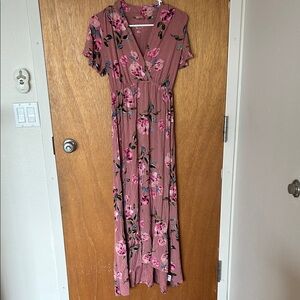 Isabel Maternity by Ingrid & Isabel Pink Floral Maxi Dress